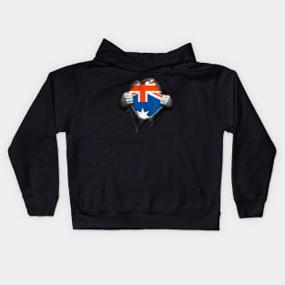 Australia Flag Australian Roots DNA Pride Gift Kids Hoodie